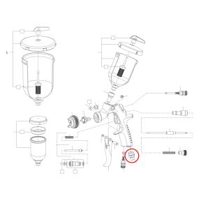 Luftanschluss G 1/4 '' AZ3 HTE2, Konzept, AZ1HTE2P, AZ4